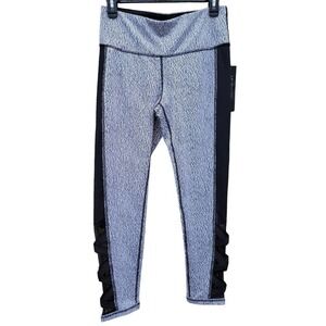 Ideology Gray Black Leggings Stash Pocket Medium